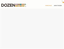 Tablet Screenshot of dozenbakery.co.uk